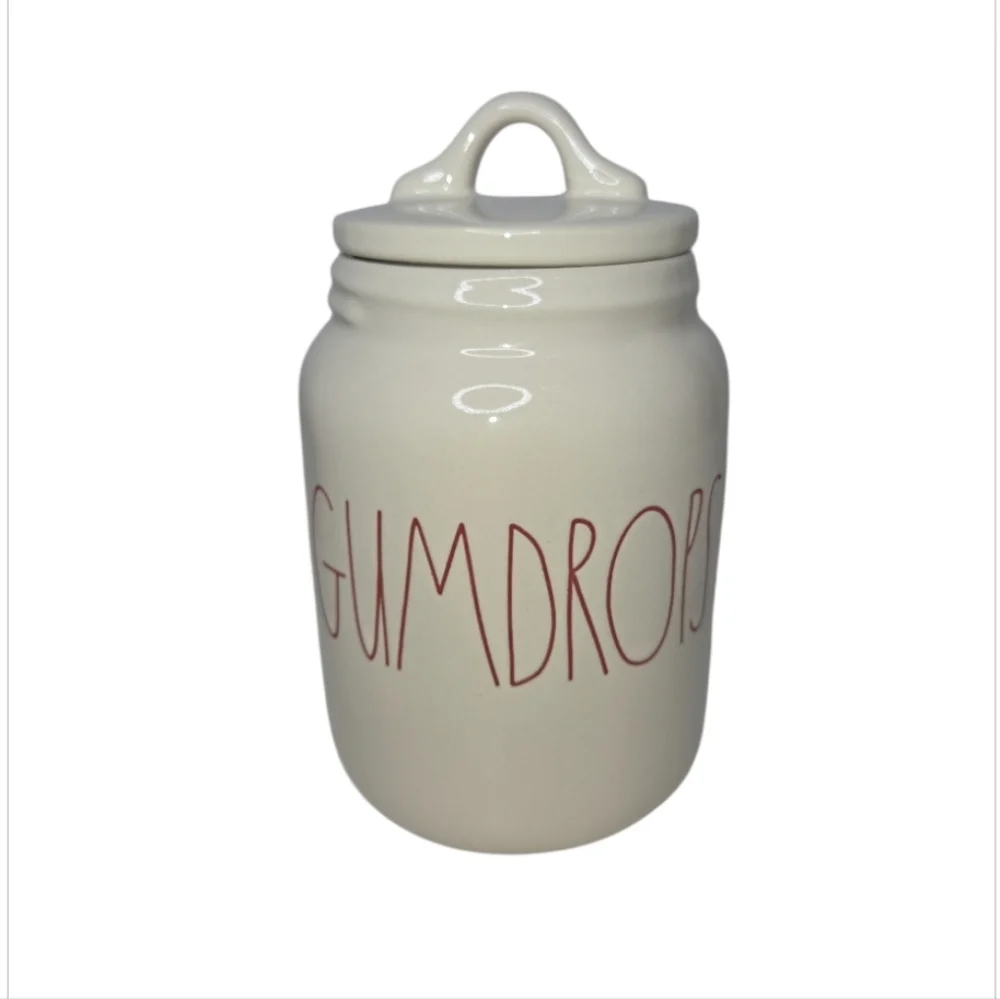 Rae Dunn Artisan Collection Gumdrops And Candy Hearts Cannister Set